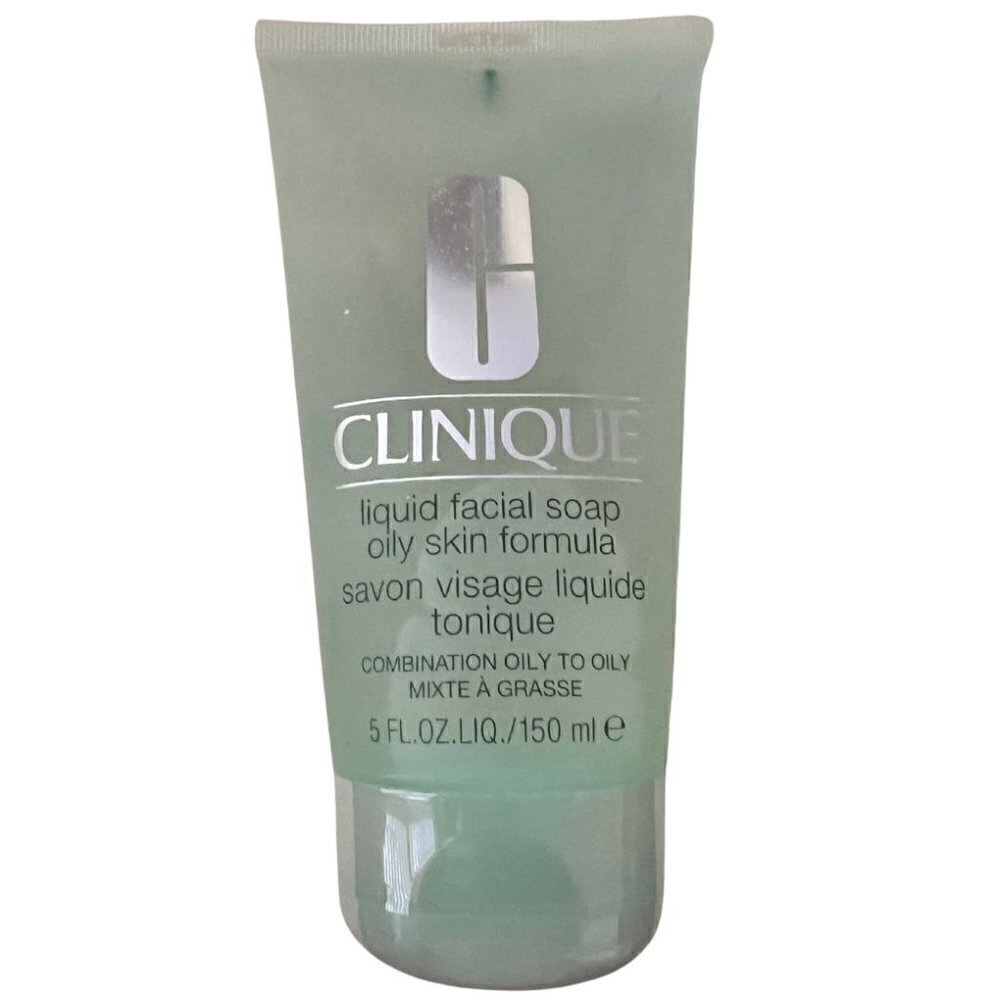 Clinique Liquid Facial Soap for Women, Oily Skin Formula, 5 Ounce
